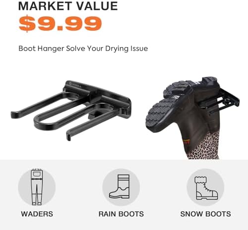 HISEA Womens Chest Waders, 4.5mm Neoprene Leopard Hunting Wader for Women with Insulated Boots, Waterproof Fishing Waders - Image 6