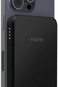 Mophie Snap+ Juice Pack Mini - Magnetic 5000mAh Portable Charger, MagSafe Compatible, USB-C, Multi-Orientation Charging, USB-C Cable Included
