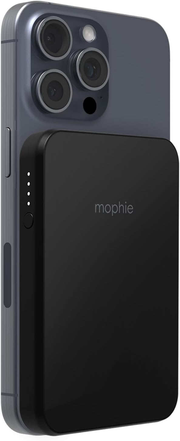 Mophie Snap+ Juice Pack Mini - Magnetic 5000mAh Portable Charger, MagSafe Compatible, USB-C, Multi-Orientation Charging, USB-C Cable Included - Image 9